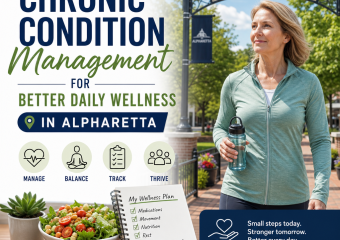 Illustration of Chronic Condition Management for Better Daily Wellness in Alpharetta
