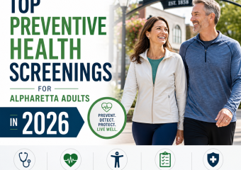 Illustration of Top Preventive Health Screenings for Alpharetta Adults in 2026