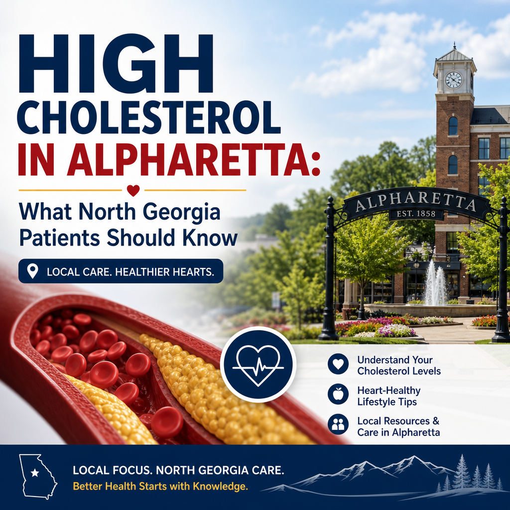 high cholesterol North Georgia illustration for High Cholesterol in Alpharetta: What North Georgia Patients Should Know