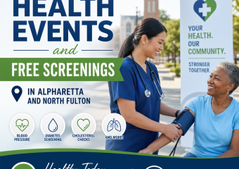 free health screenings illustration for Upcoming Health Events and Free Screenings in Alpharetta and North Fulton